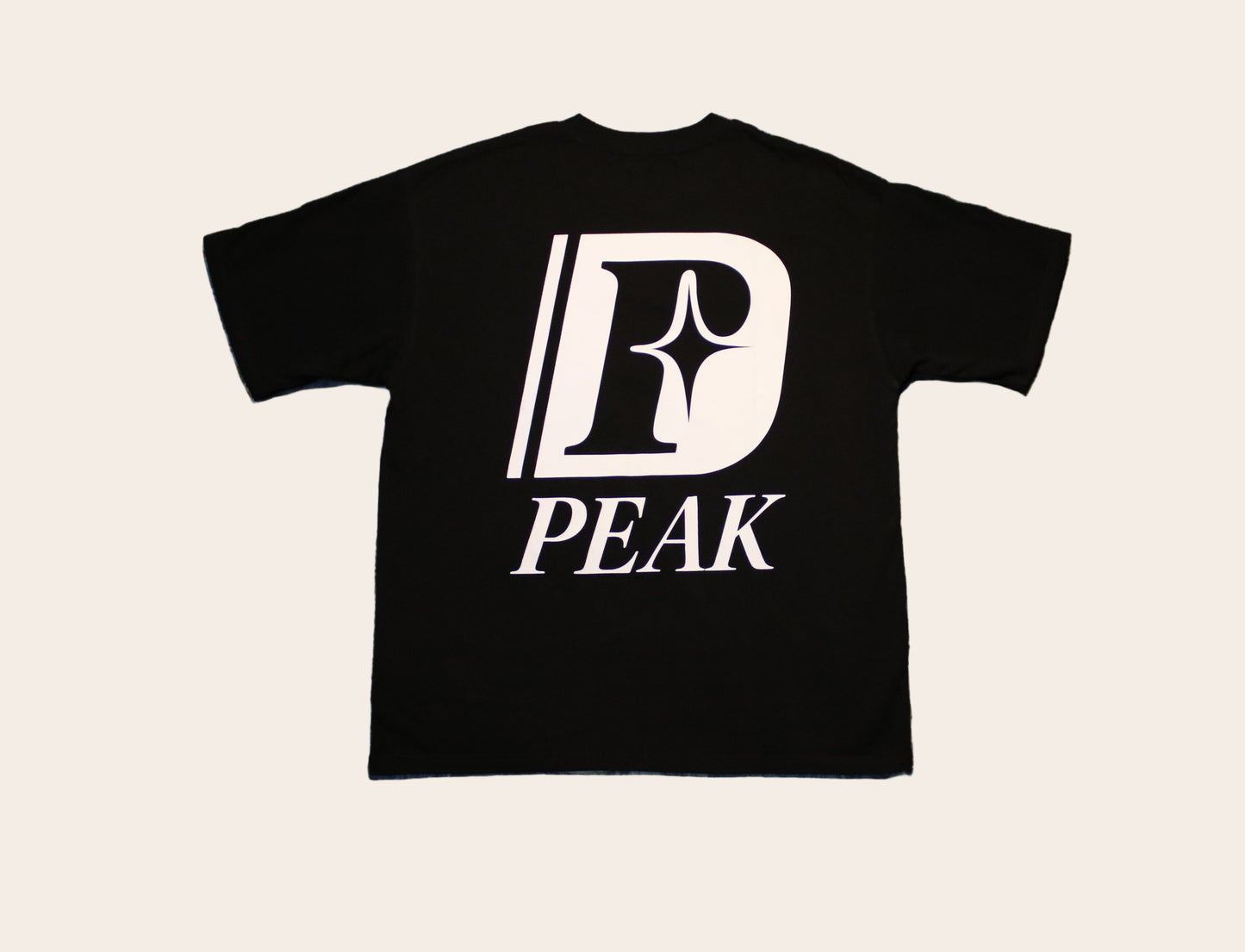 'Peak Insignia' Heavy Tee | Black