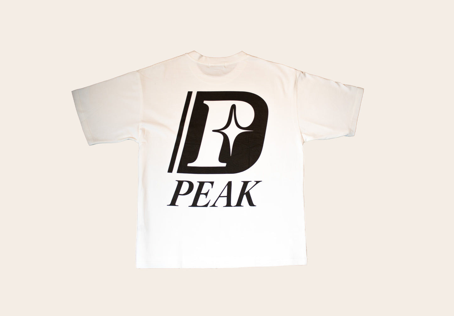 'Peak Insignia' Heavy Tee | White
