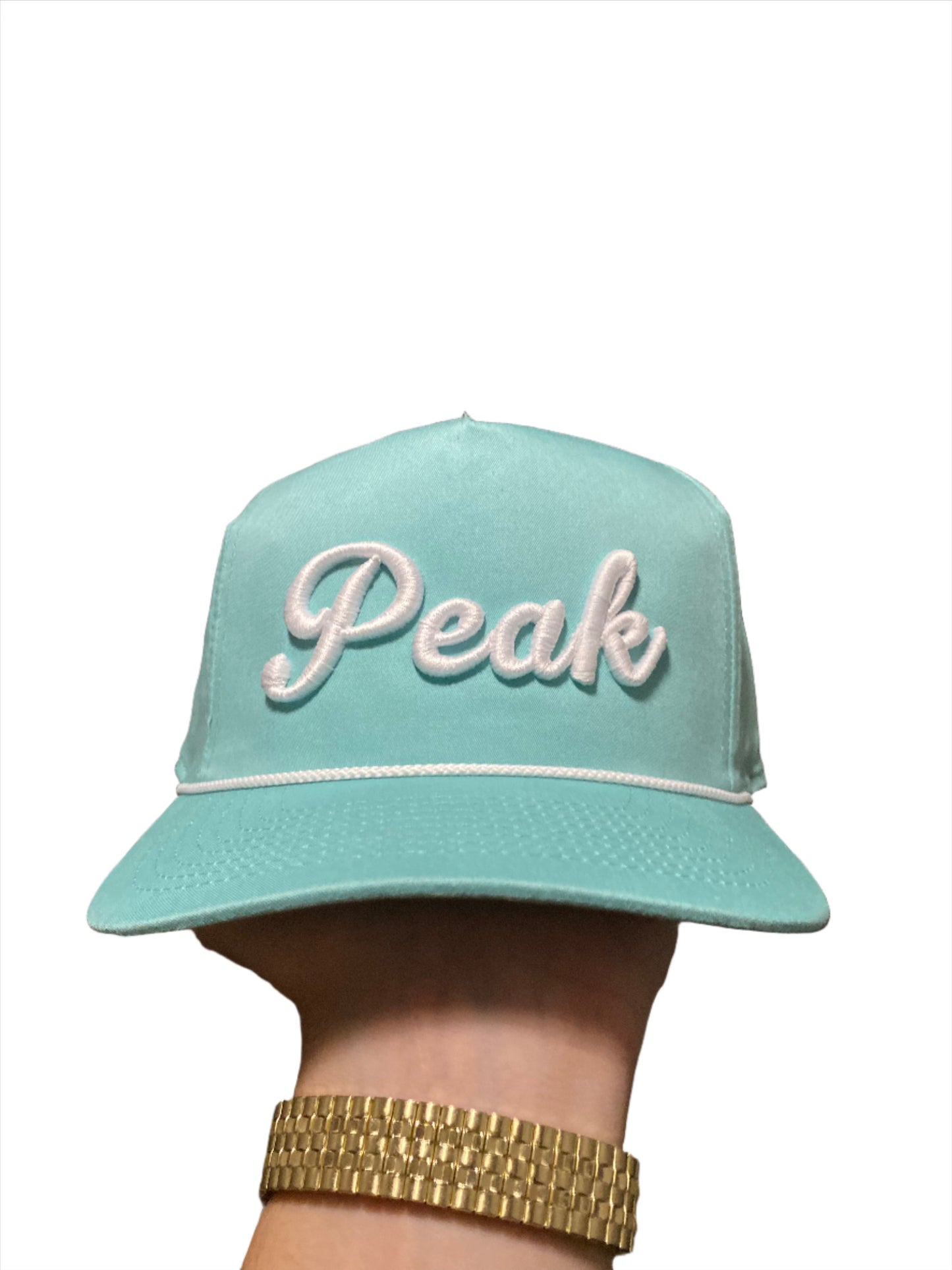 'Peak SeaGreen Rope Hat'