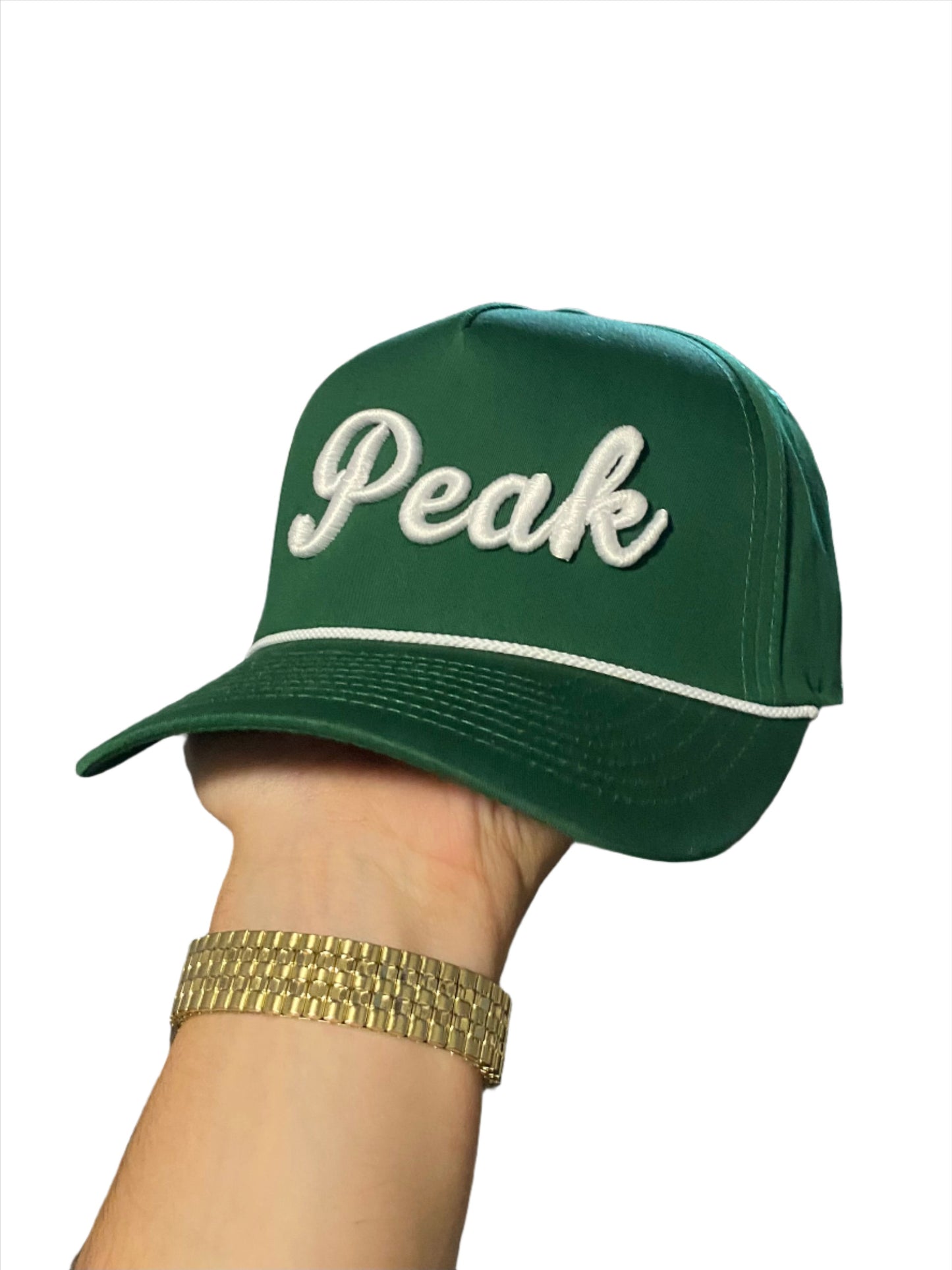 'Peak Green Rope Hat'