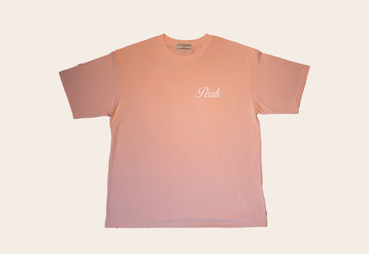 'Peak Insignia' Heavy Tee | Pink